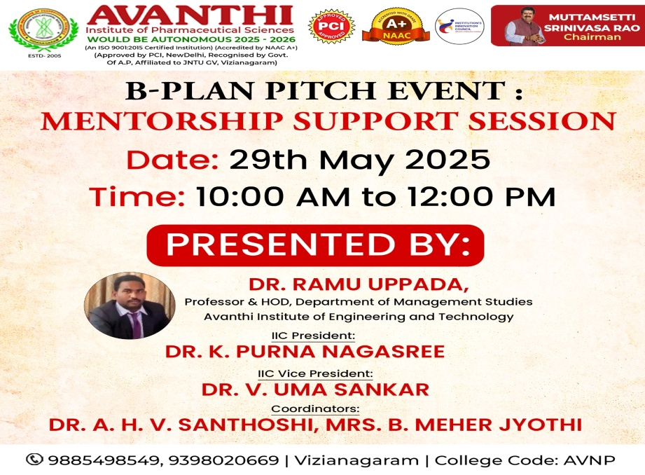 B‑Plan Pitch Event